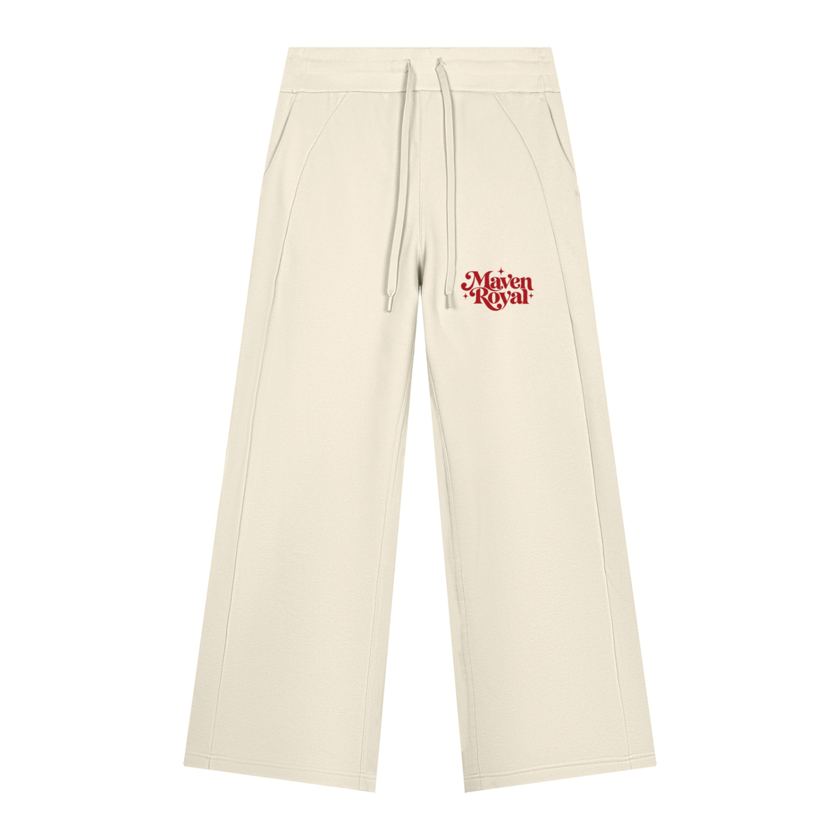 Royal Signature Wide-Leg Fleece Pants