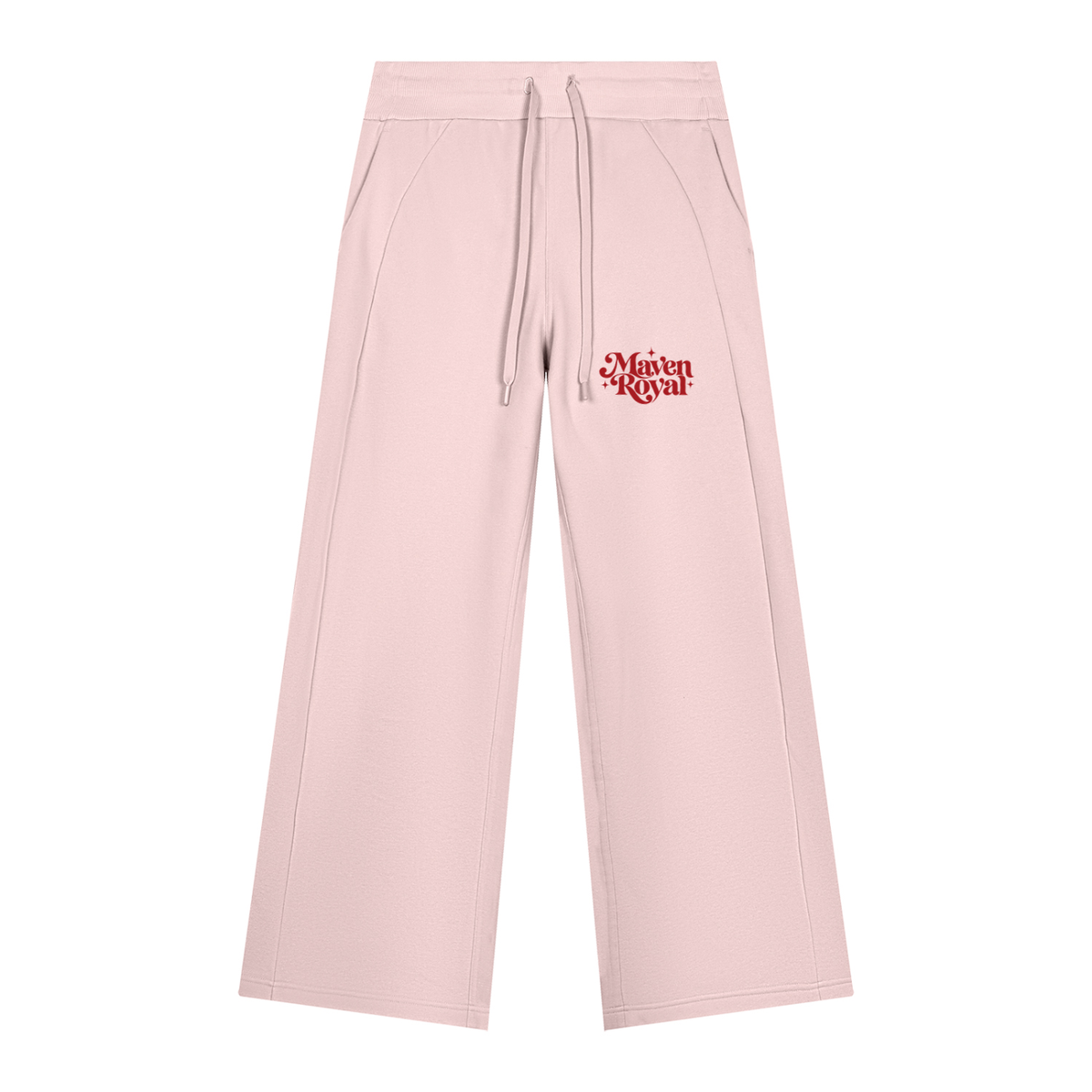 Royal Signature Wide-Leg Fleece Pants