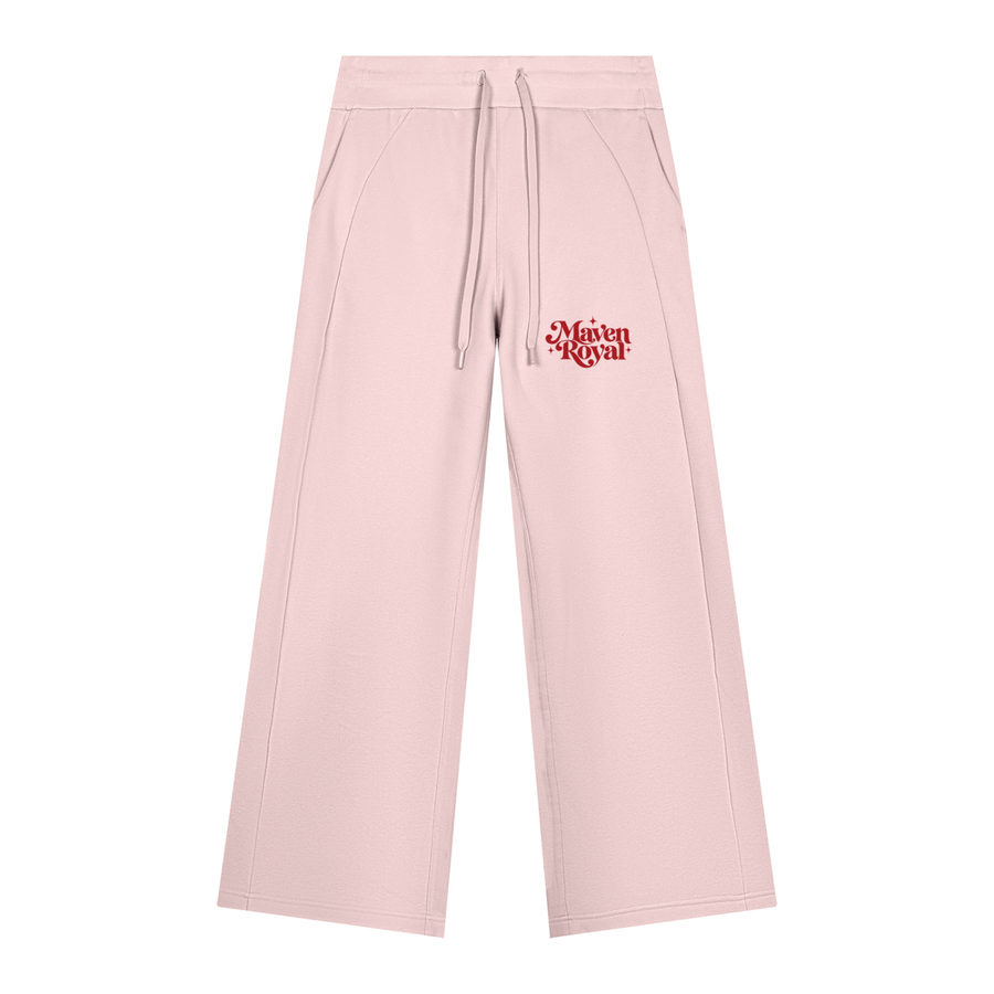 Royal Signature Wide-Leg Fleece Pants