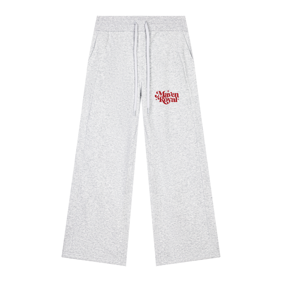 Royal Signature Wide-Leg Fleece Pants